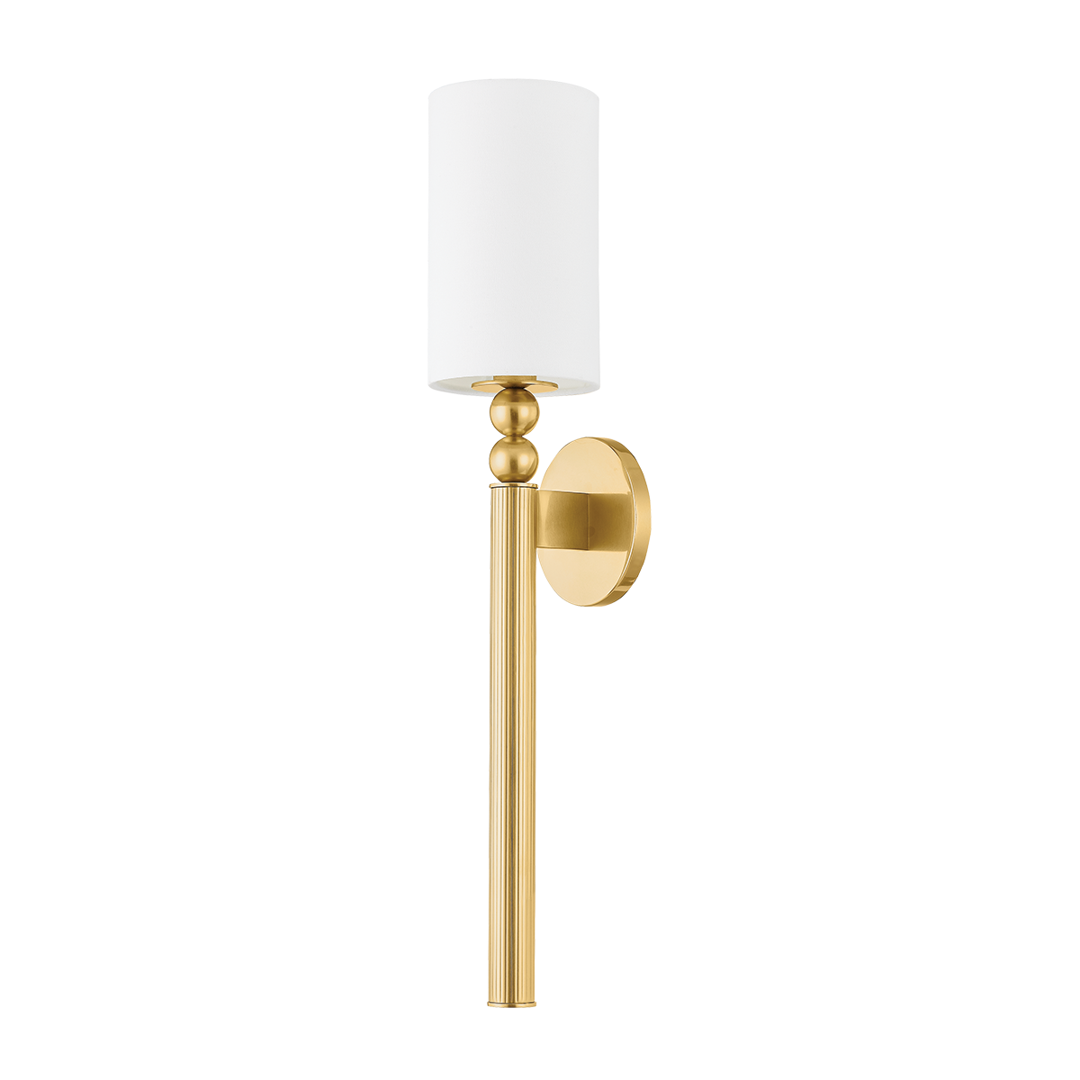 LAKEPORT Wall Sconce with Aged Brass Finish