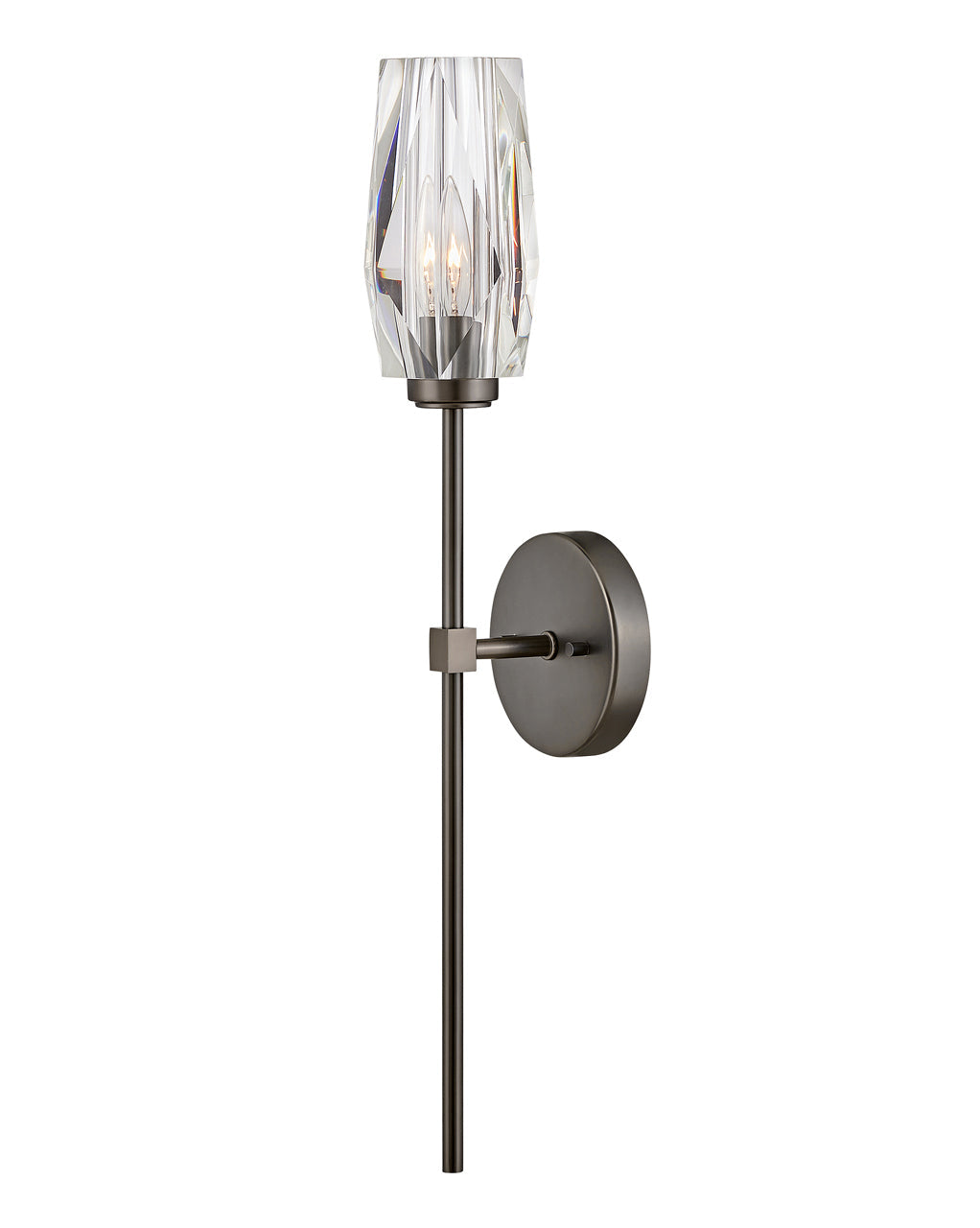 Ana Large Single Light Sconce In Black Finish