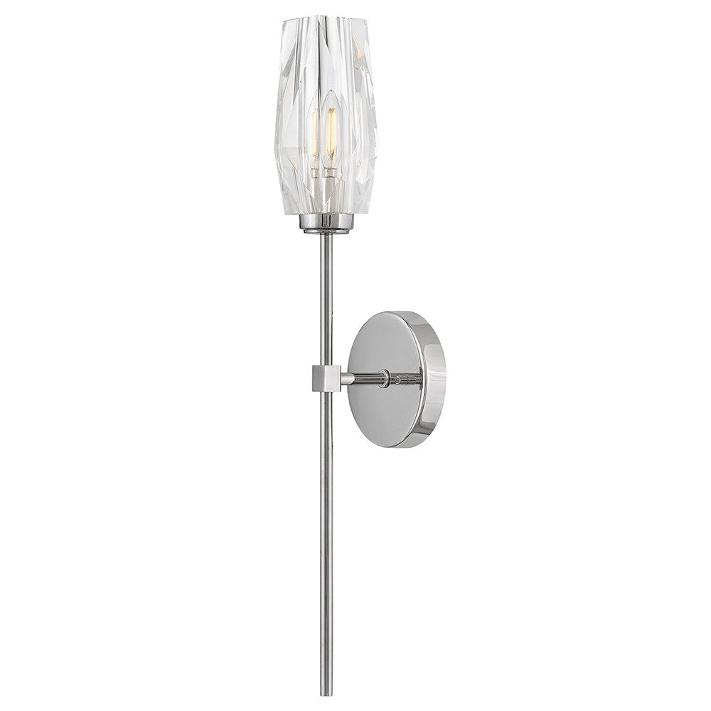 Ana Large Single Light Sconce In Polished Nickel Finish