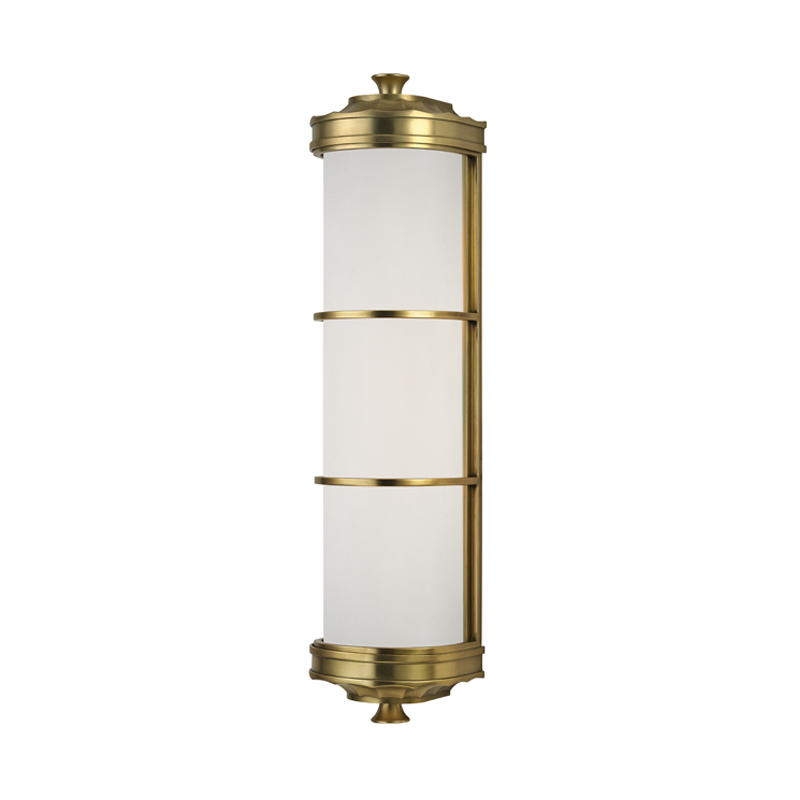 Albany Wall Sconce with Aged Brass Finish