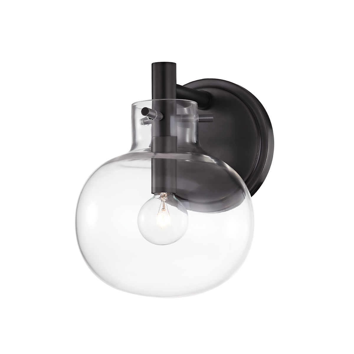 Hempstead Wall Sconce with Black Brass Finish
