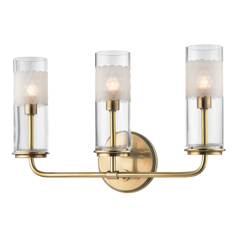 Wentworth Bath & Vanity with Aged Brass Finish
