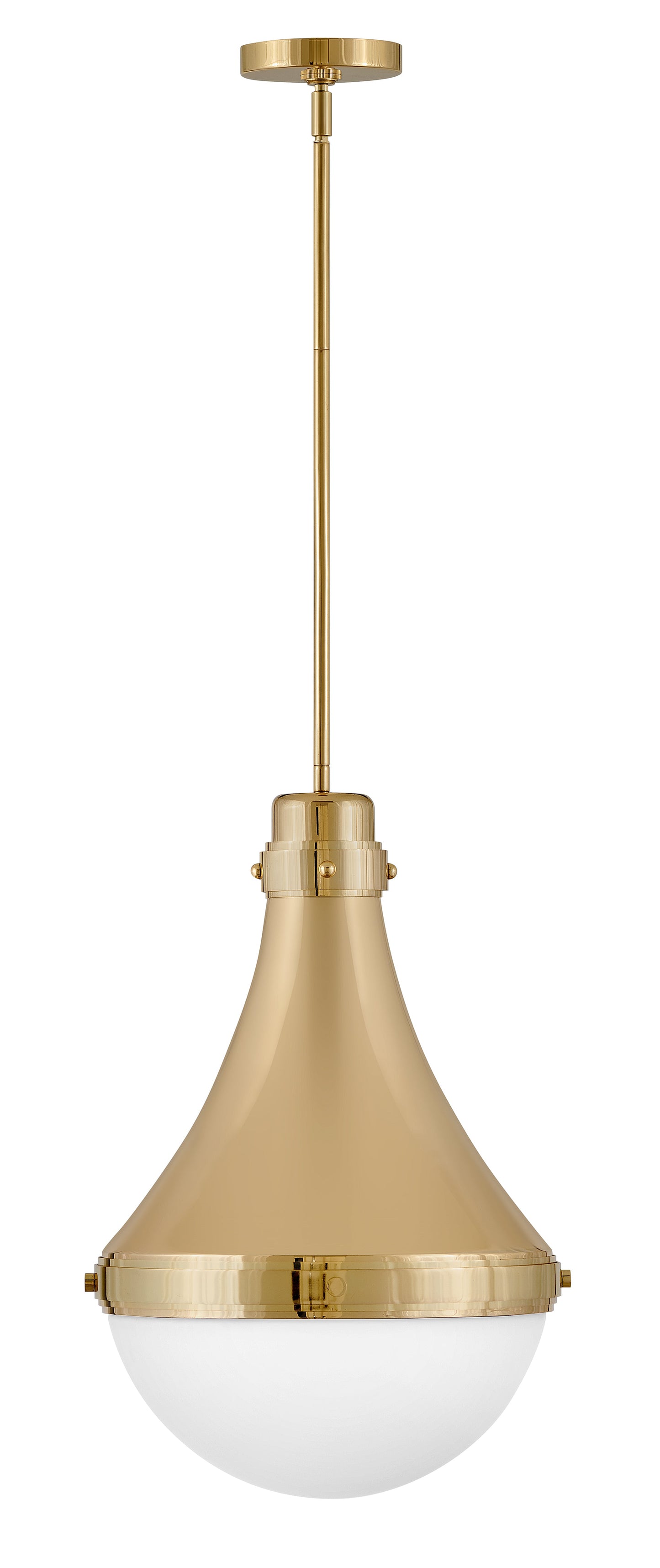 Oliver Medium Pendant In Light Brass Finish