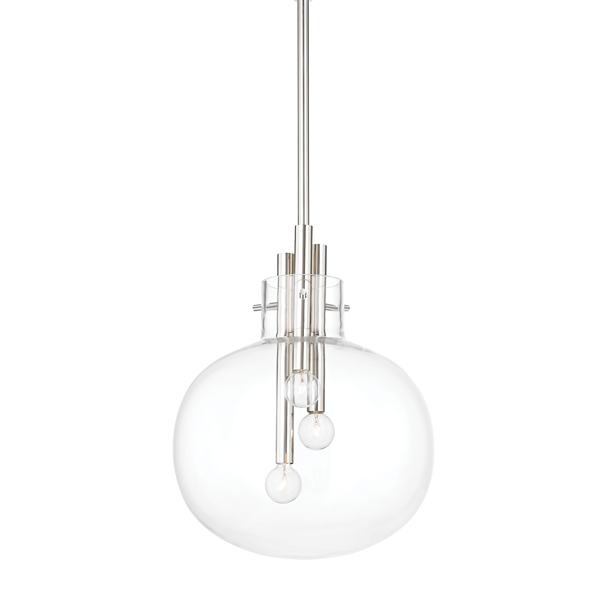 Hempstead Pendant with Polished Nickel Finish