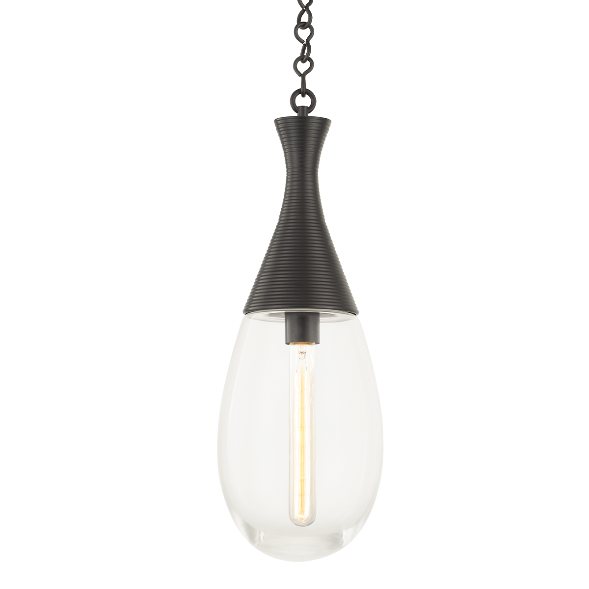 Southold Pendant with Black Brass Finish
