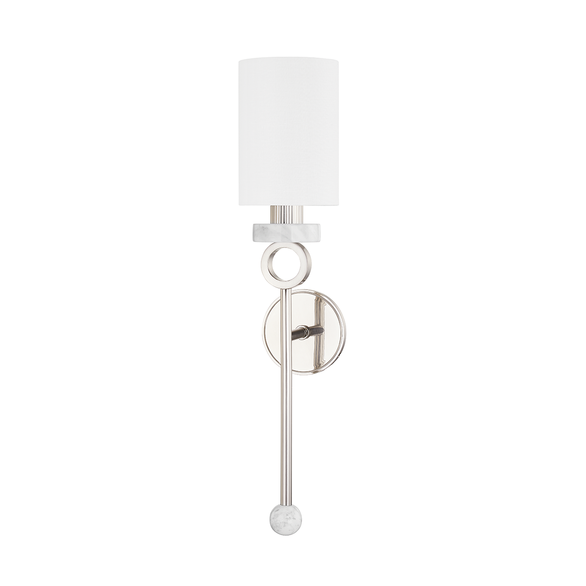 Haru Wall Sconce In Burnished Nickel Finish