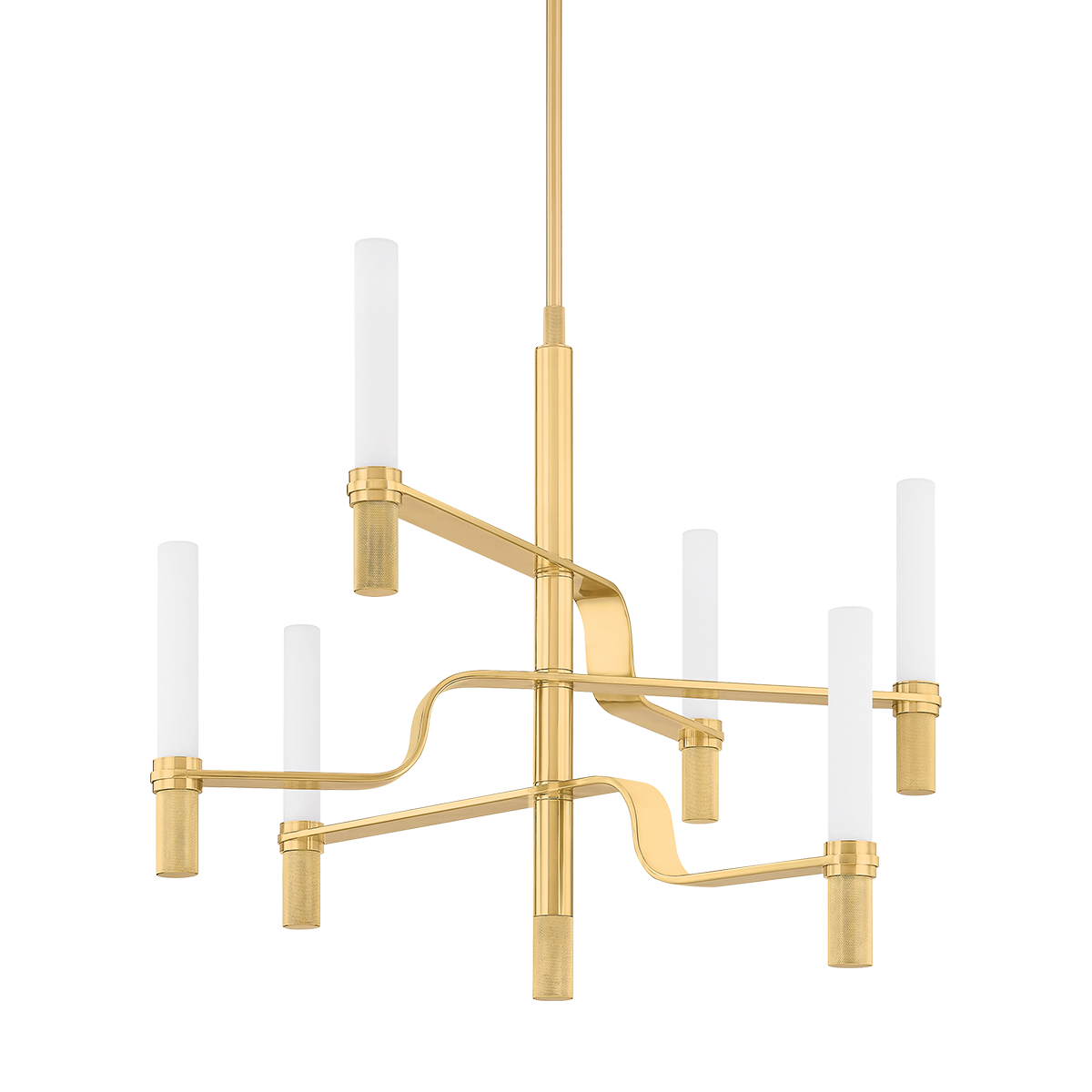 ALLENTOWN Chandelier with Aged Brass Finish