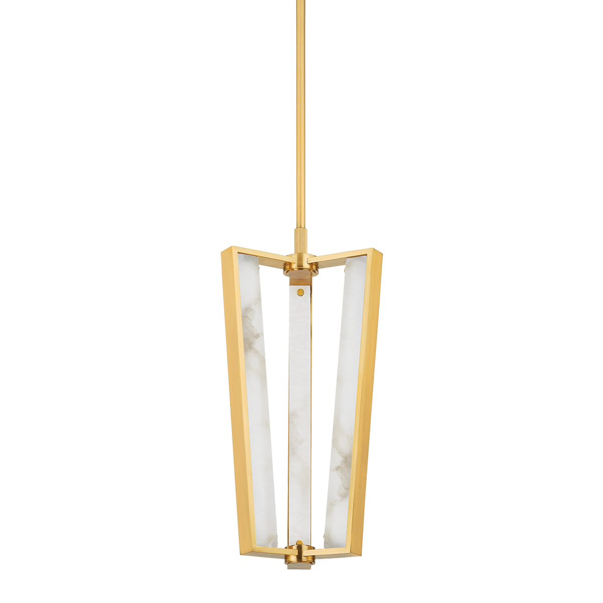 EDGEMERE PENDANT with AGED BRASS Finish