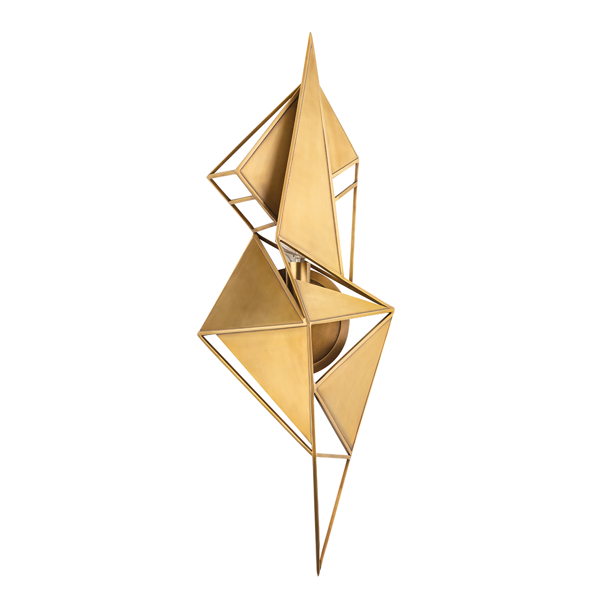 Freesia Wall Sconce In VINTAGE BRASS Finish