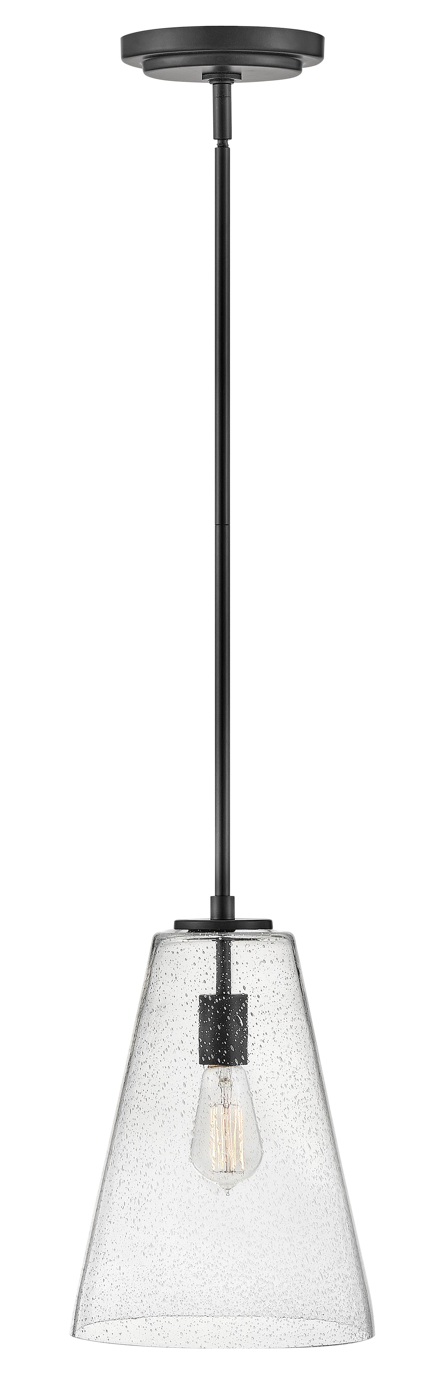 Vance Small Pendant In Black Finish