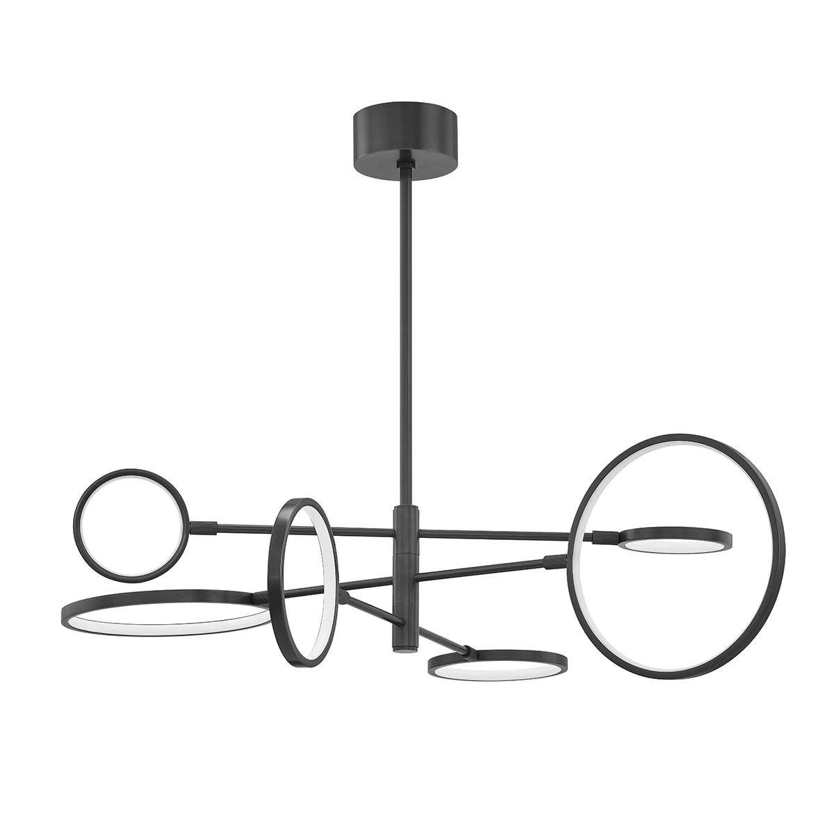 Saturn Chandelier with Old Bronze Finish