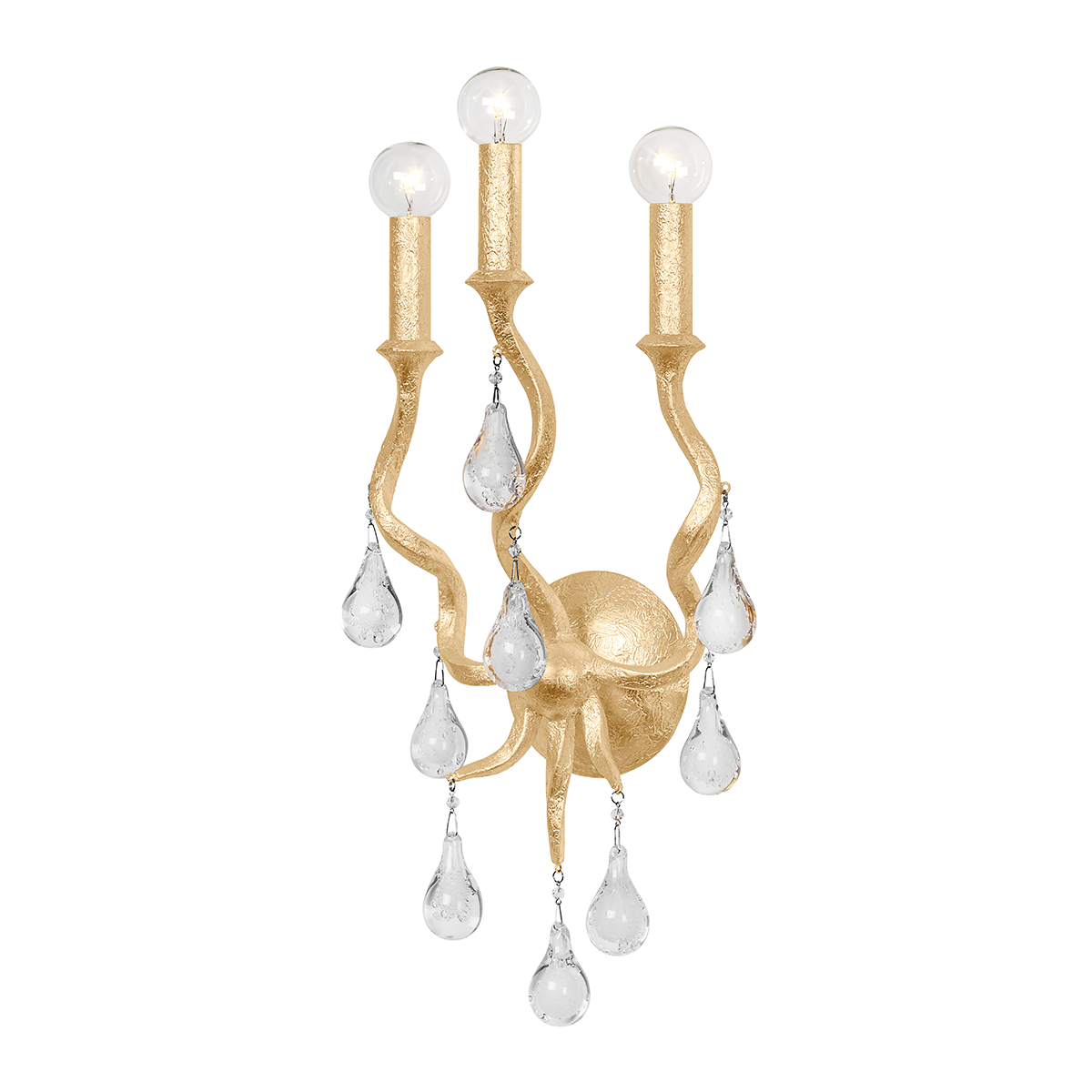 Aveline Wall Sconce In Gold Leaf Finish
