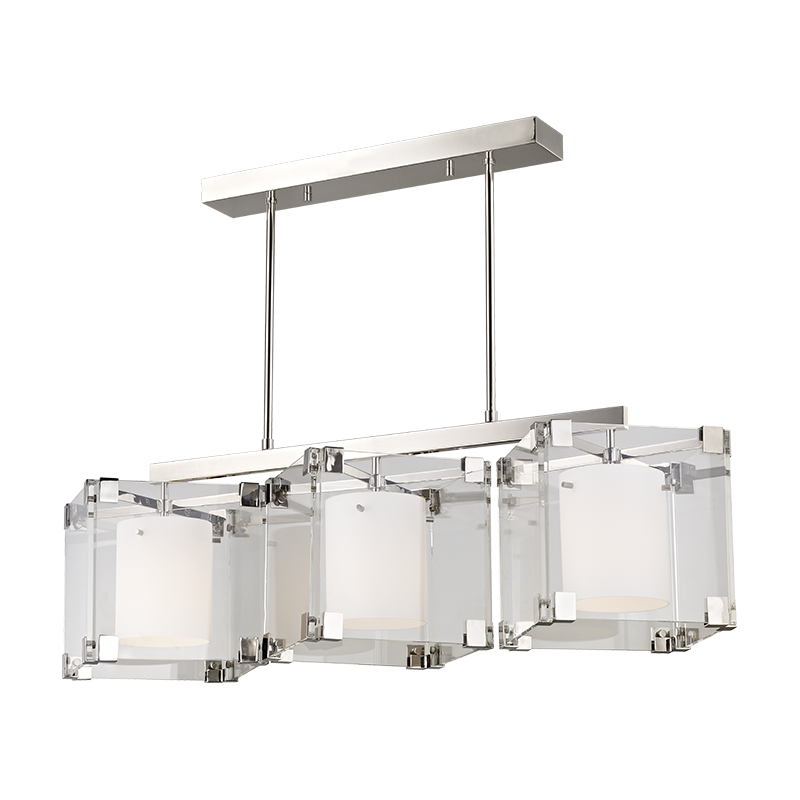 Achilles Linear with Polished Nickel Finish