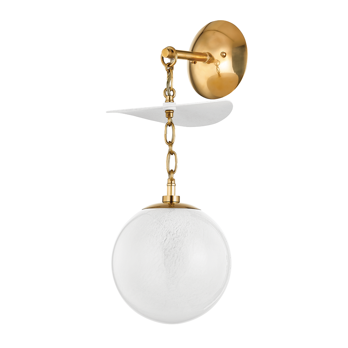 Antoinette Wall Sconce In VINTAGE BRASS Finish