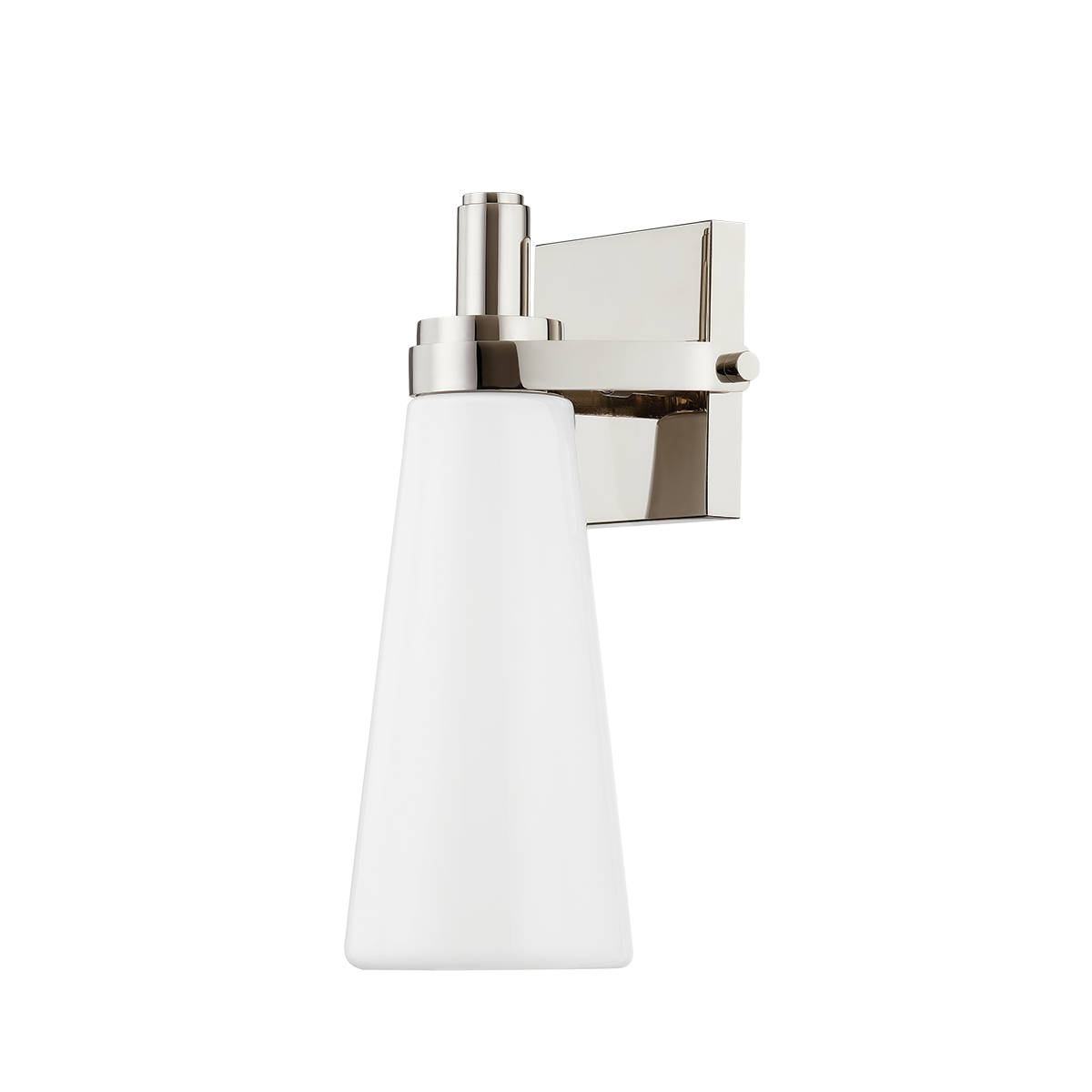 TRUDE Wall Sconce with Polished Nickel Finish