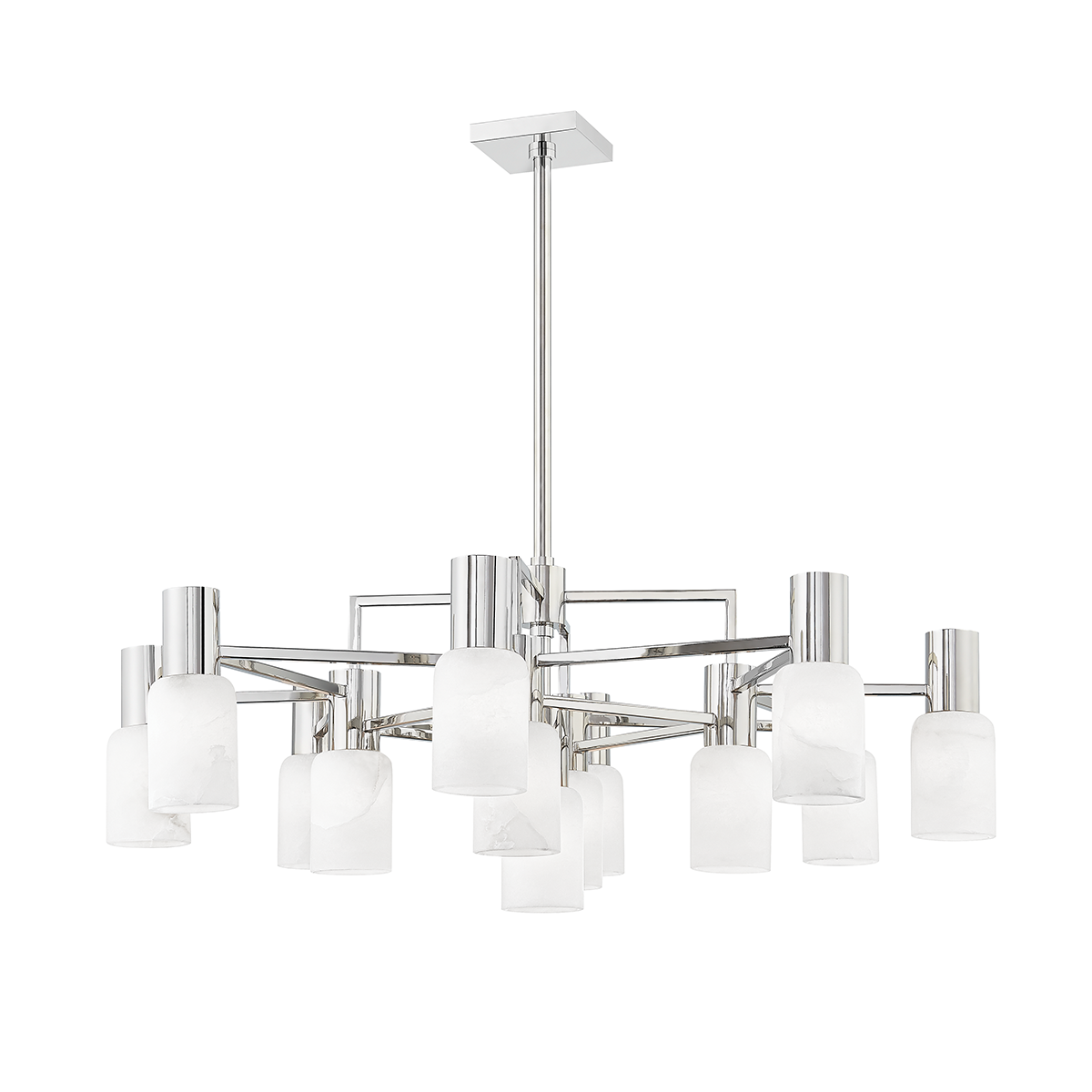 Centerport Chandelier with Polished Nickel Finish