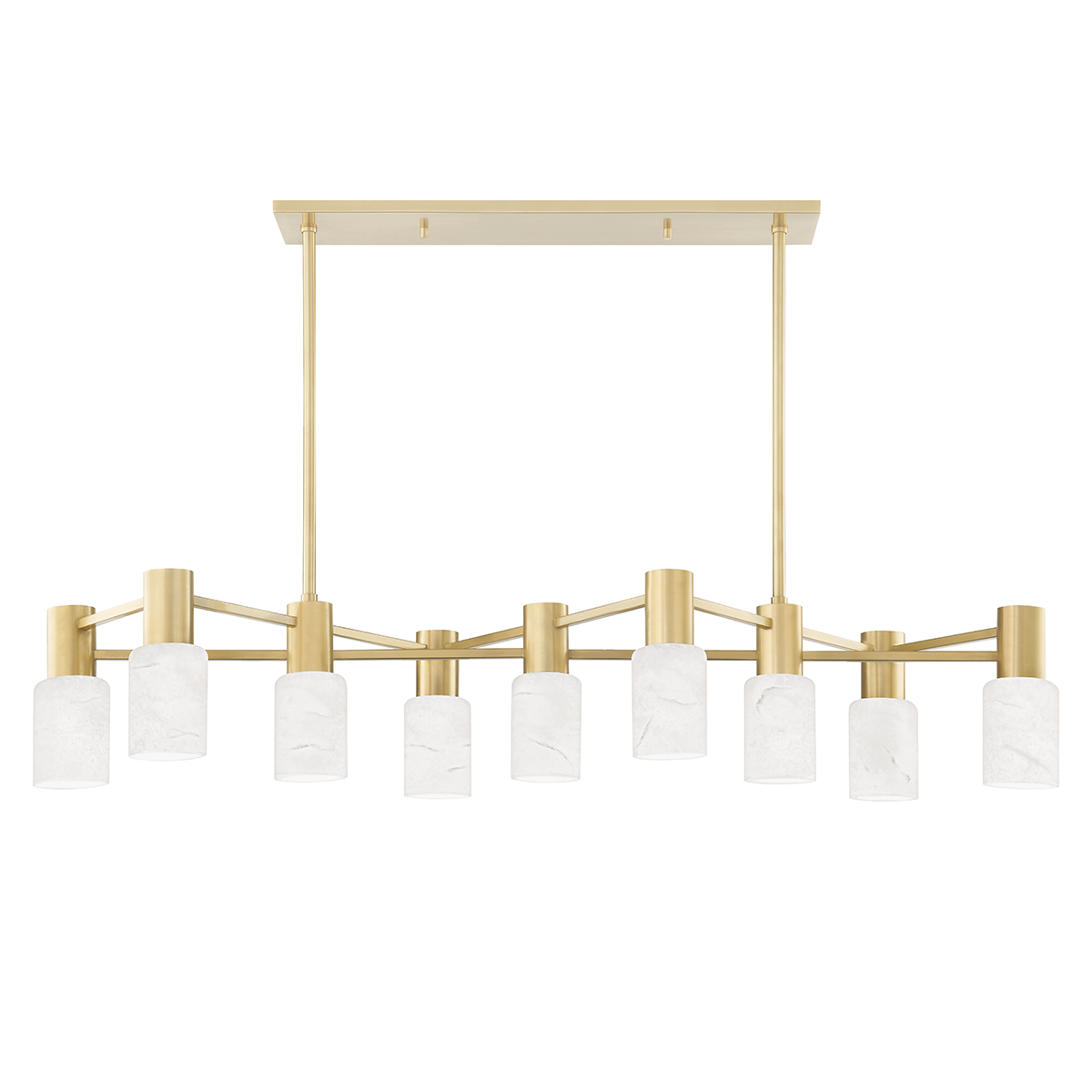 Centerport Linear with Aged Brass Finish