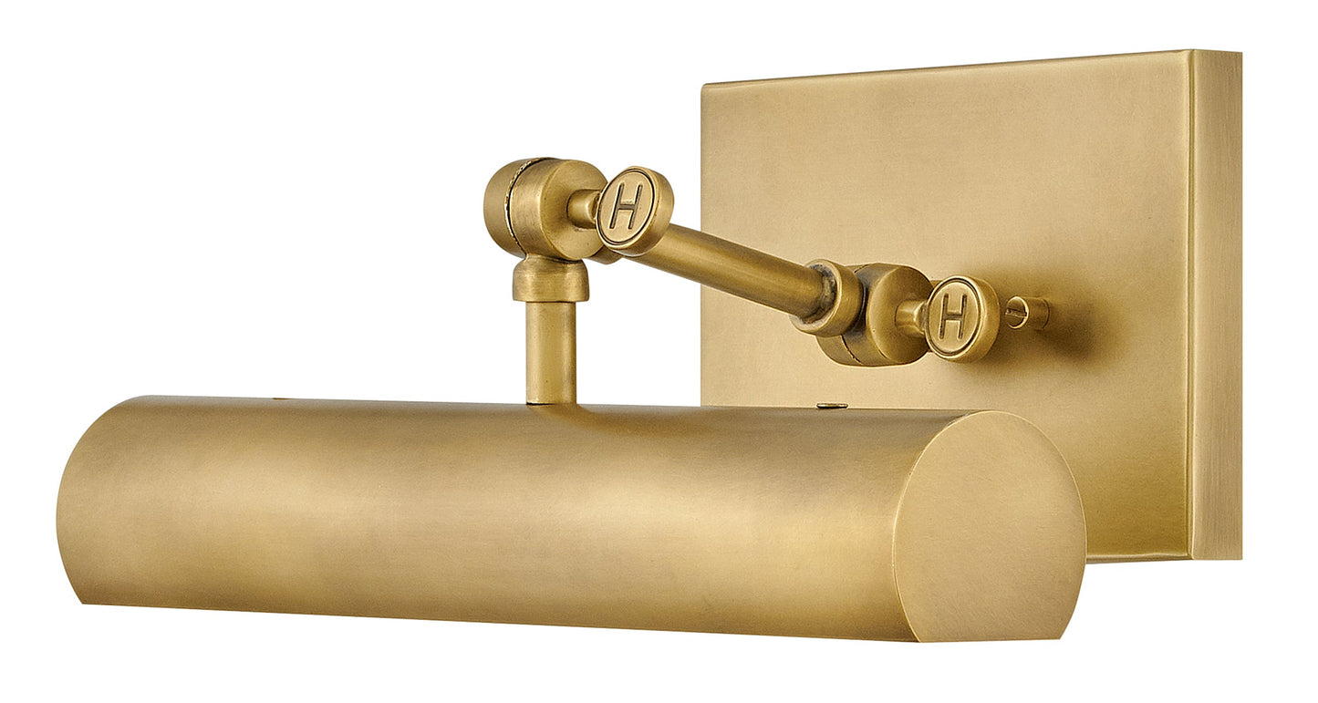 Stokes Small Adjustable Accent Light In Light Brass Finish