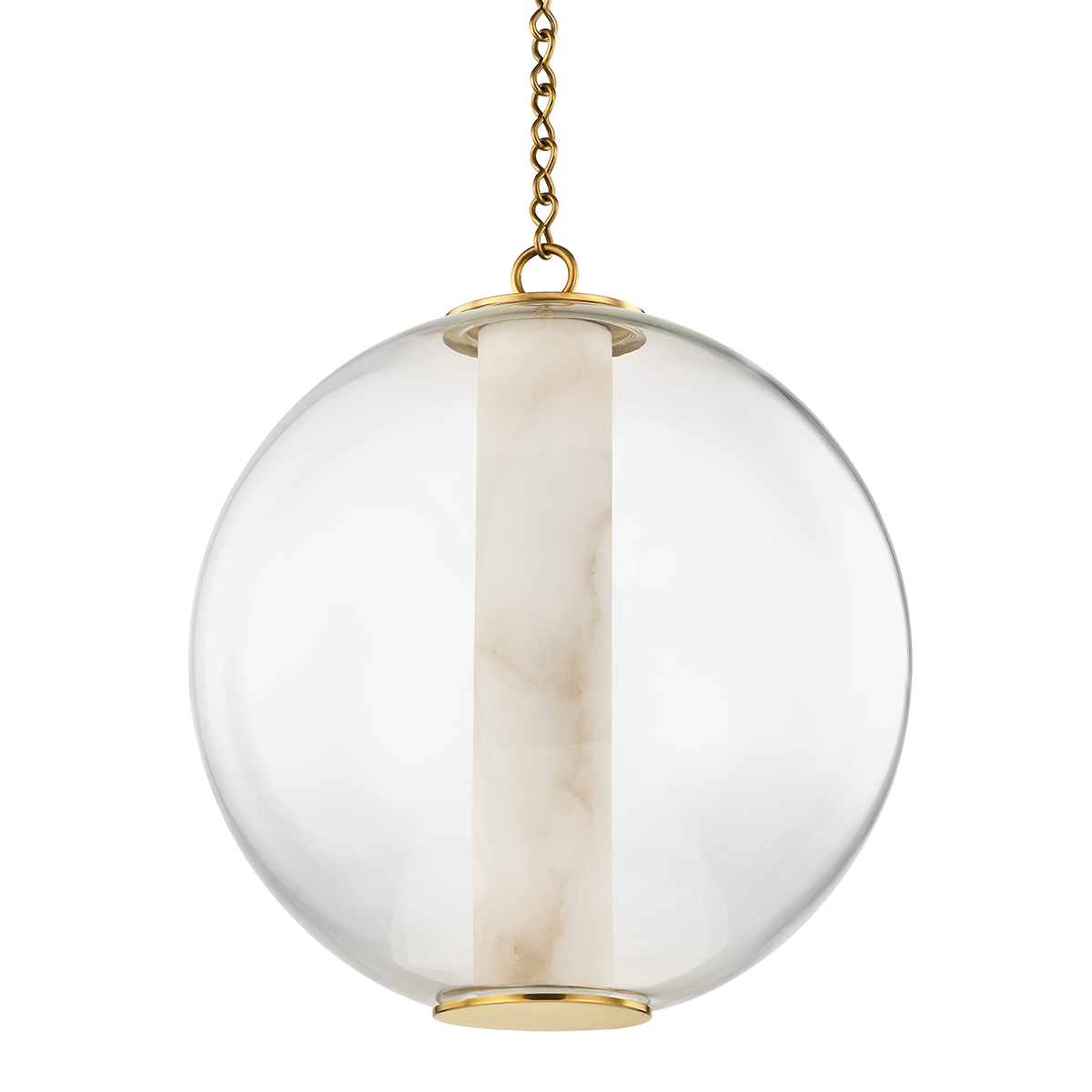 Pietra Pendant In VINTAGE BRASS Finish
