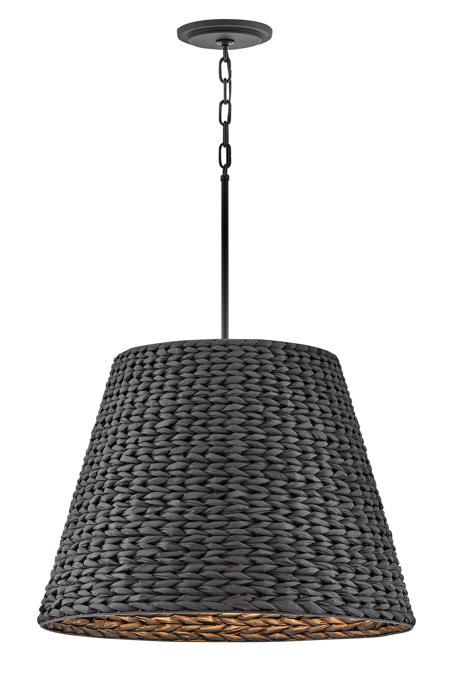 Seabrook Medium Chandelier In Black Finish