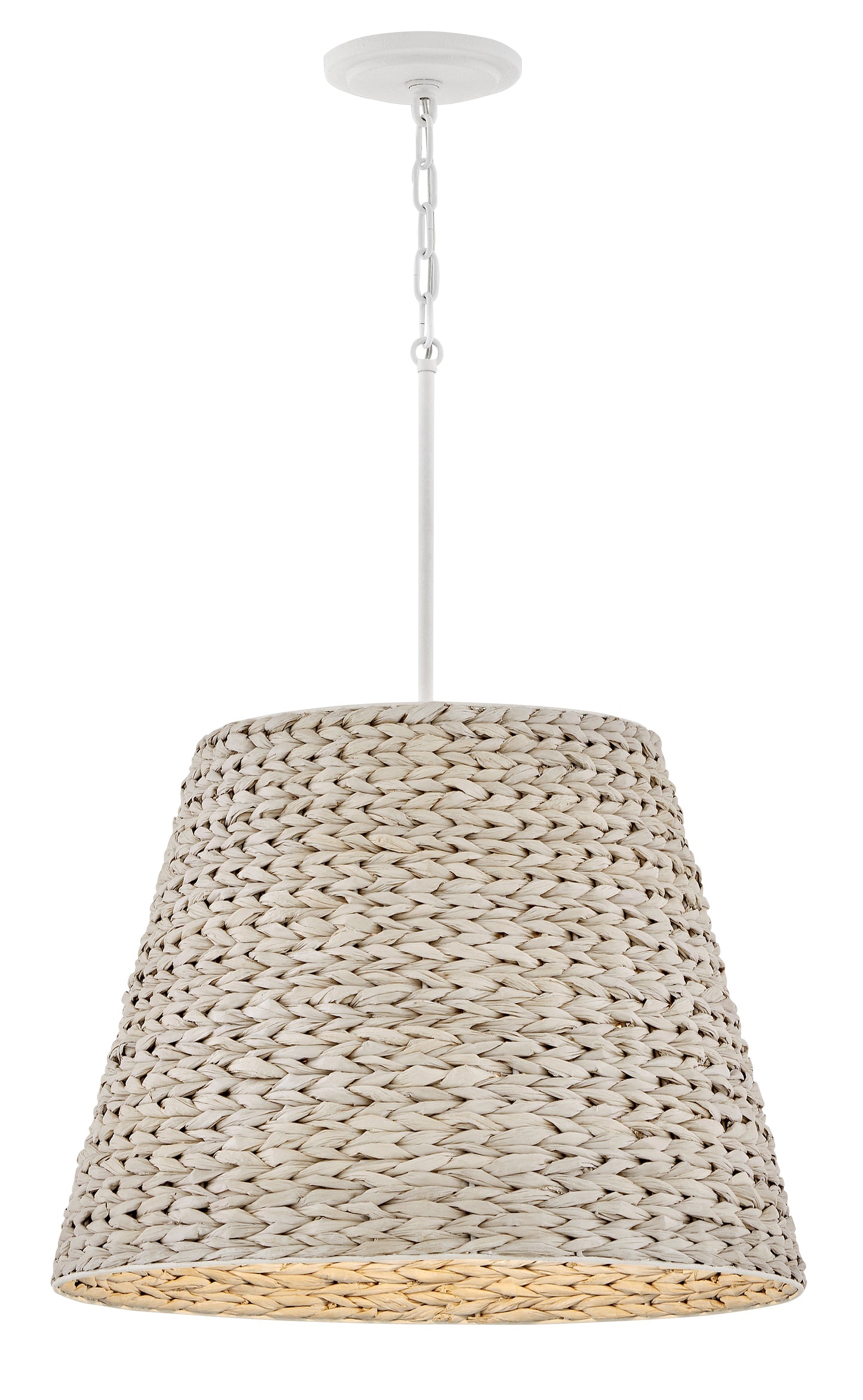 Seabrook Medium Chandelier In White Finish