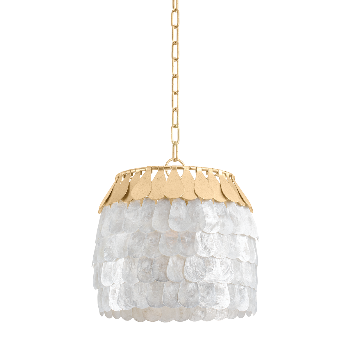 Coralie Pendant In VINTAGE GOLD LEAF Finish