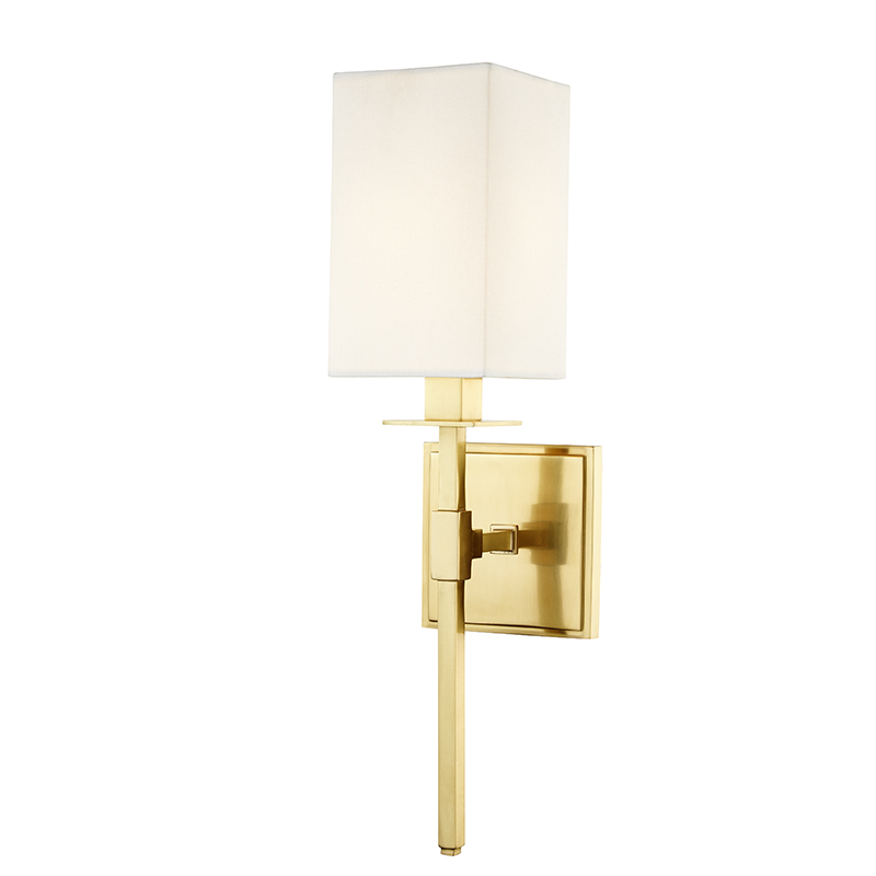 Taunton Wall Sconce with Aged Brass Finish