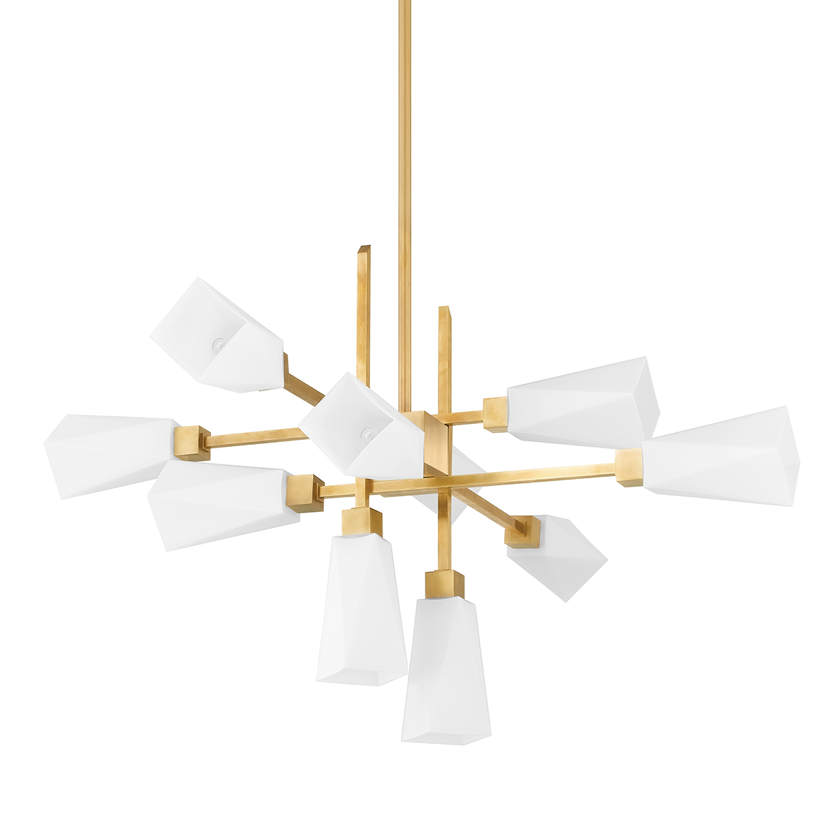 Artemis Chandelier In VINTAGE BRASS Finish