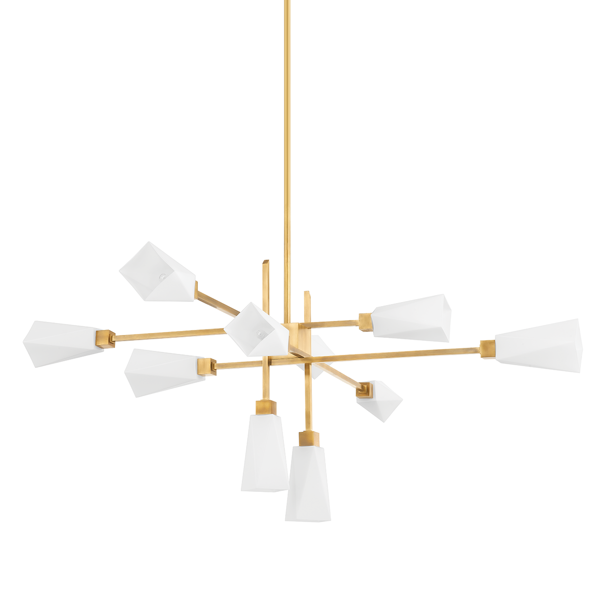 Artemis Chandelier In VINTAGE BRASS Finish