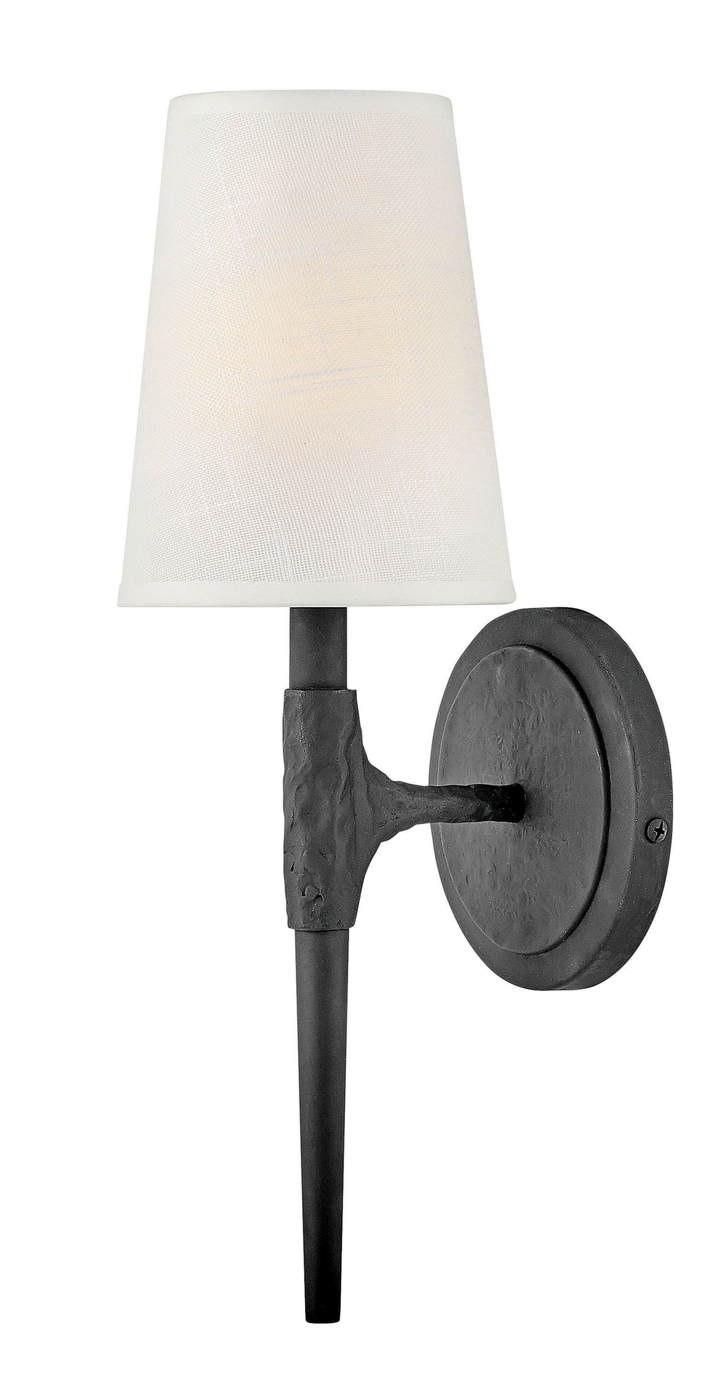Beaumont Medium Single Light Sconce In Black Finish
