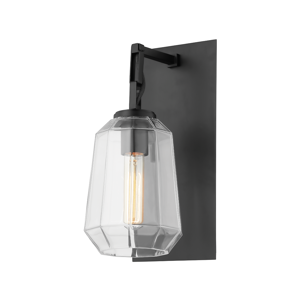 Copenhagen Wall Sconce In BLACK BRASS Finish