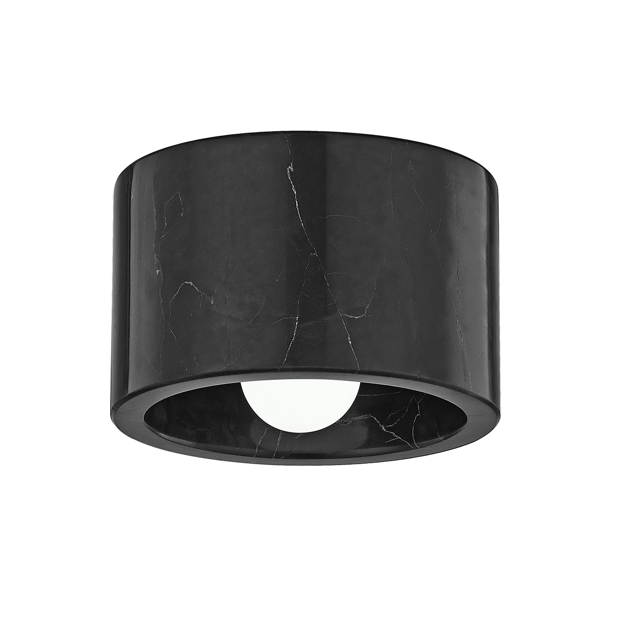 Loris Flush Mount with Polished Nickel Finish