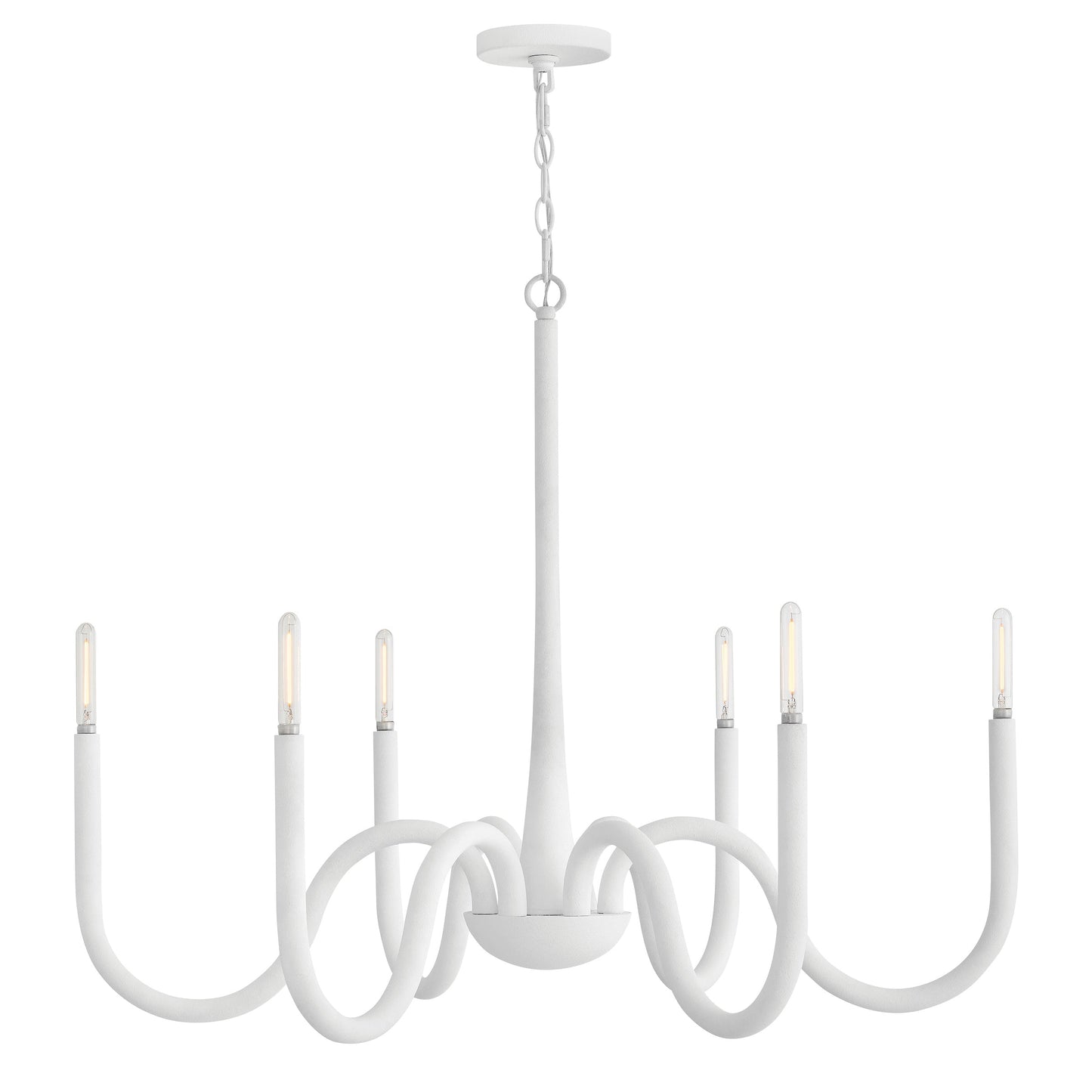 Maris Large Chandelier In White Finish