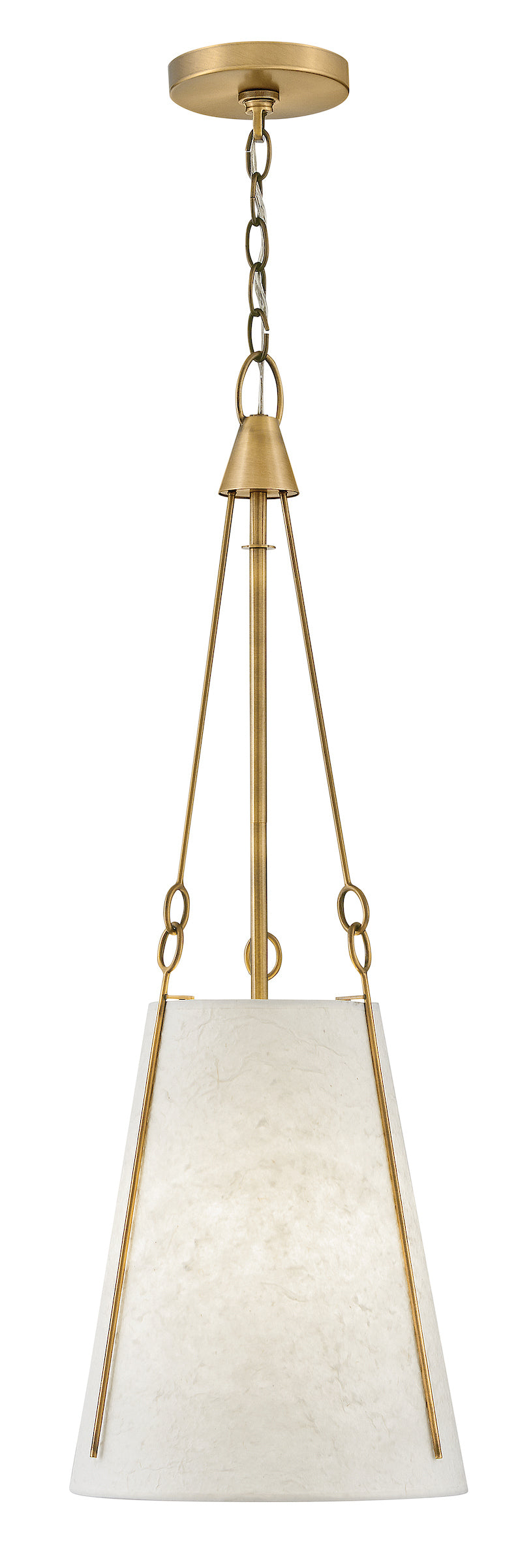 Danvers Small Pendant In Dark Brass Finish