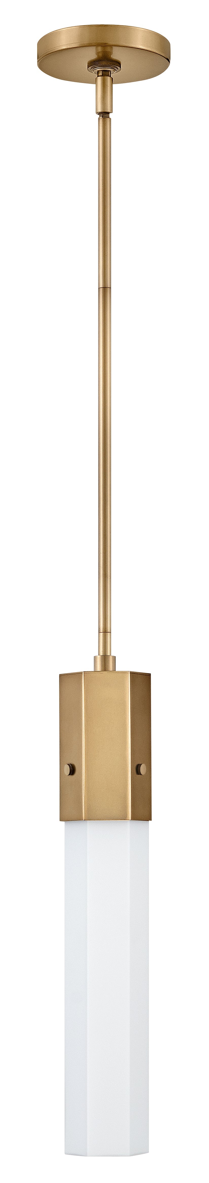 Facet Extra Small Pendant In Light Brass Finish