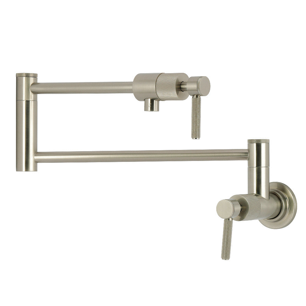Convergent Pot Filler Faucet in Brushed Nickel