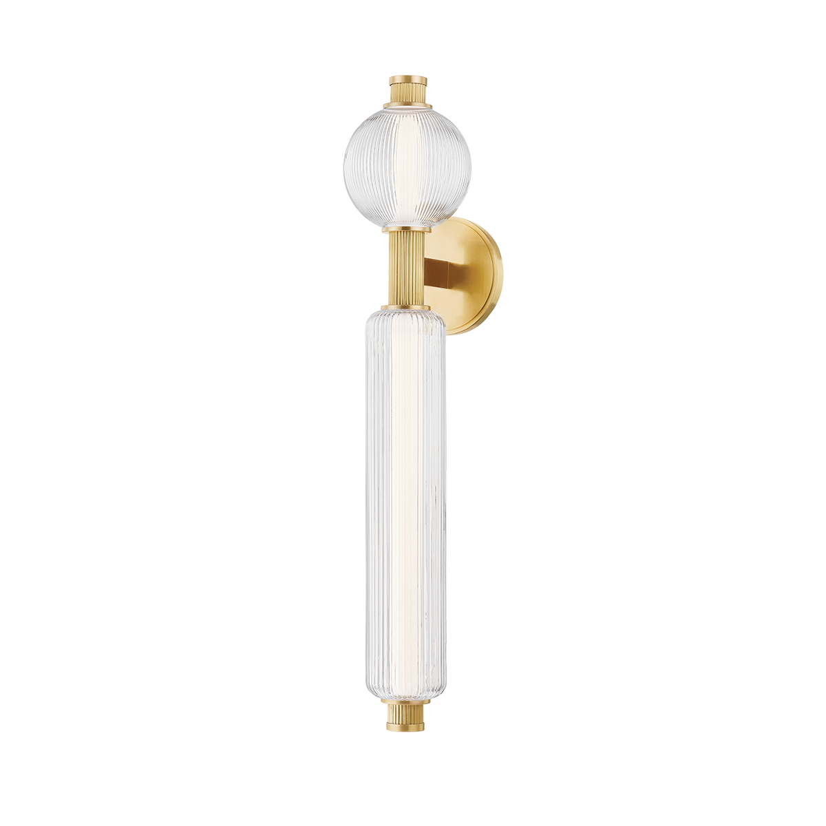 ATOM Wall Sconce In Vintage Brass Finish
