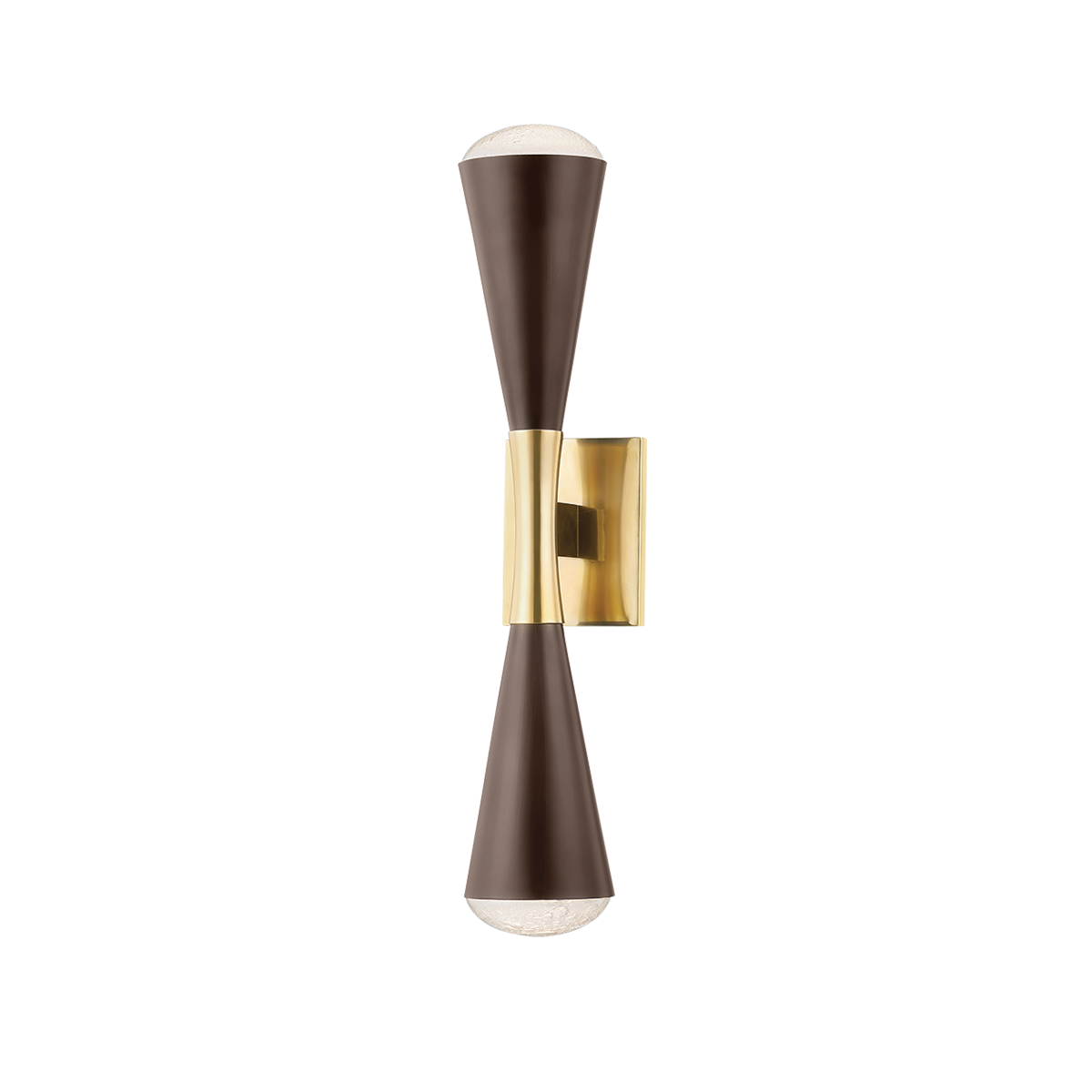BARCELONA Wall Sconce In Vintage Brass/Bronze Finish