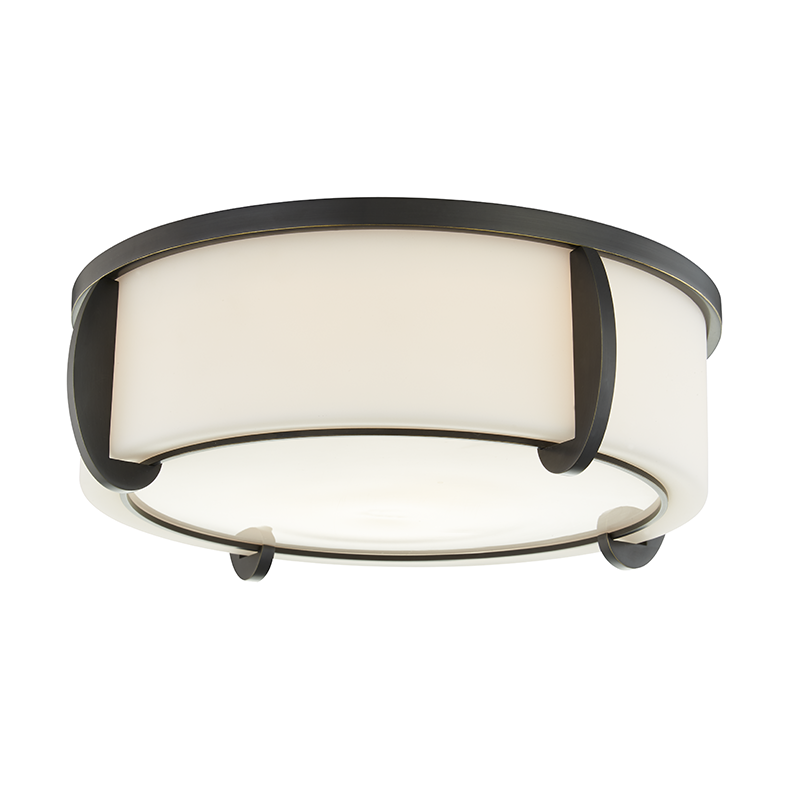Talon Flush Mount with Old Bronze Finish