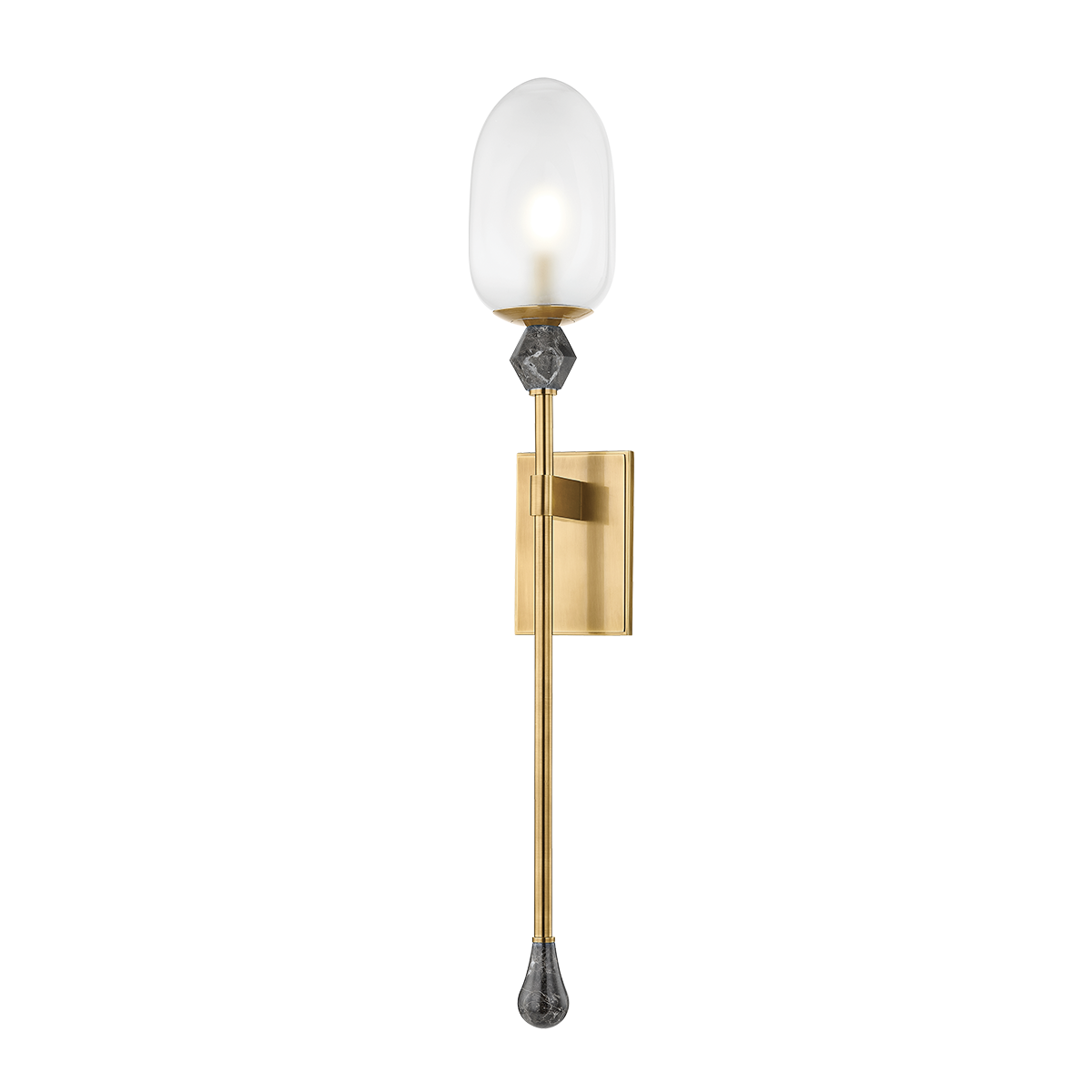 DAITH Wall Sconce In VINTAGE BRASS Finish