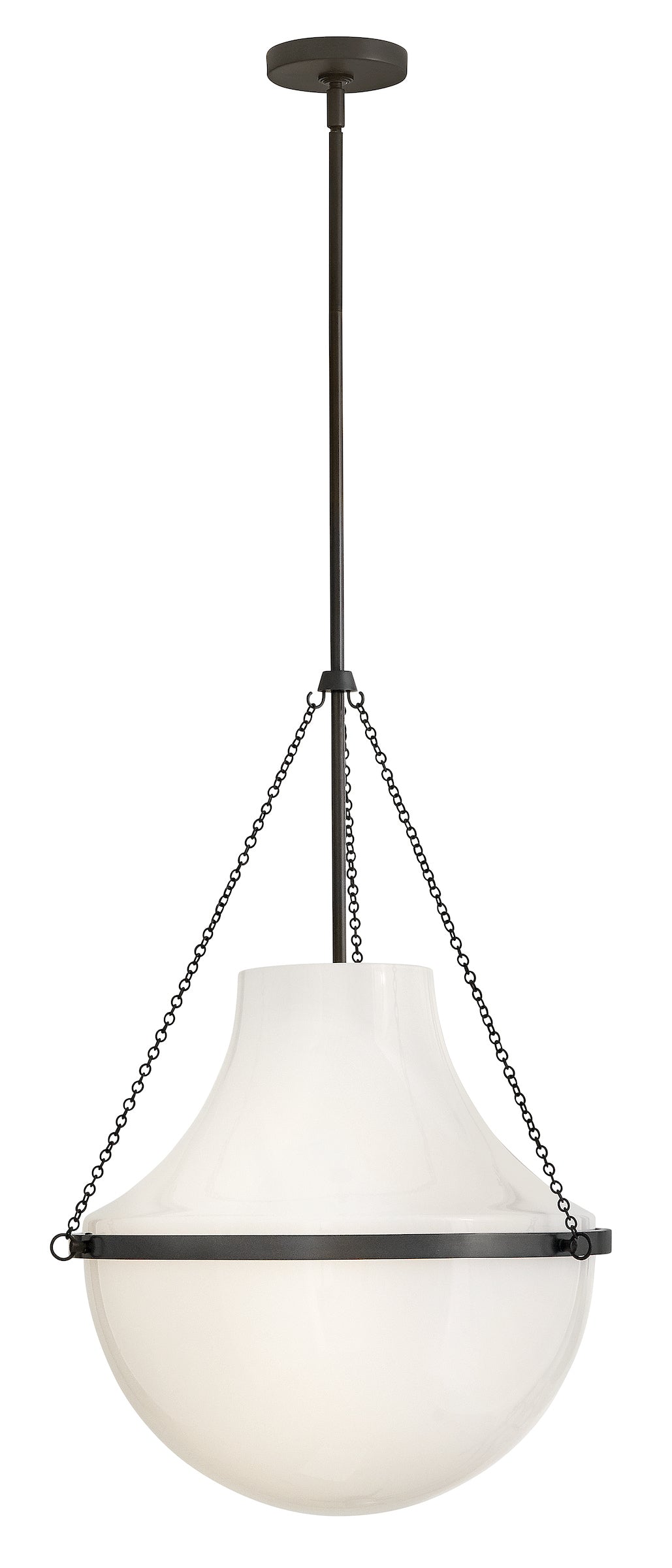 Collins Large Pendant In Black Finish