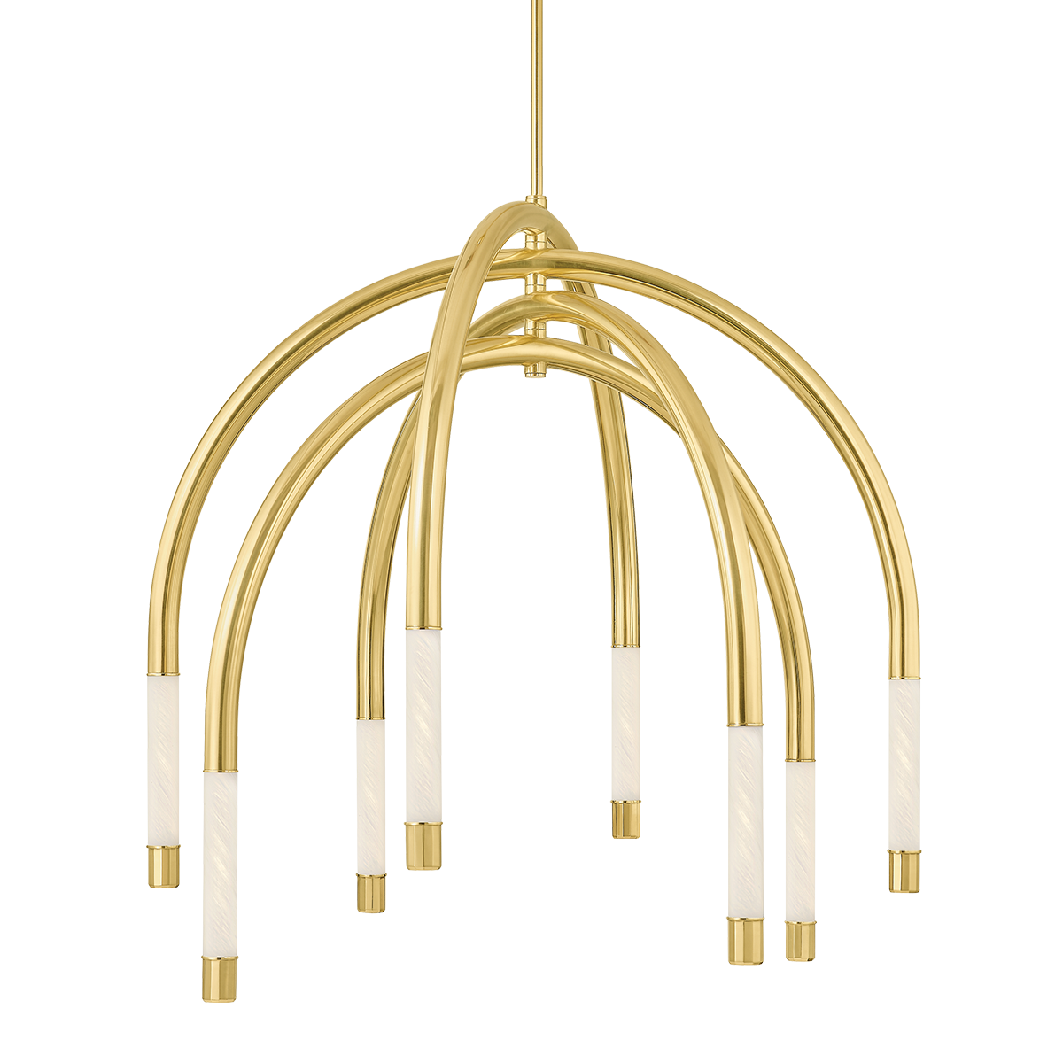 ZEME Chandelier In VINTAGE POLISHED BRASS Finish
