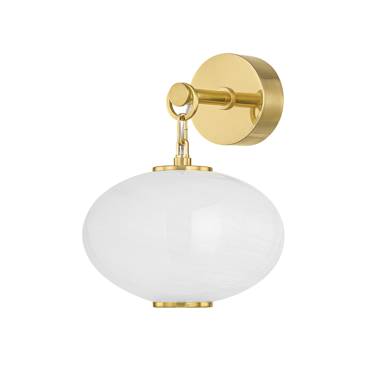 NEPHELE Wall Sconce In VINTAGE POLISHED BRASS Finish