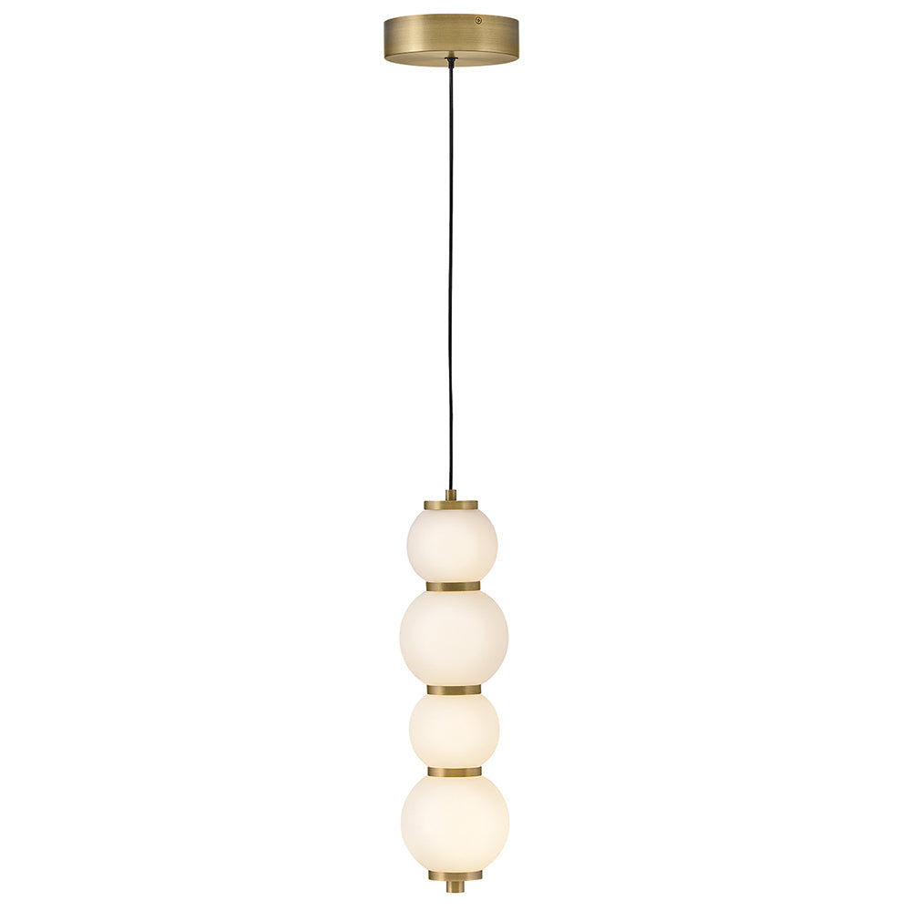 Trigo Extra Small Pendant In Light Brass Finish