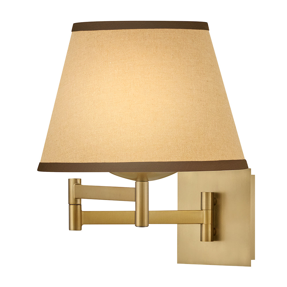 Sonia Medium Task Light Sconce In Light Brass Finish