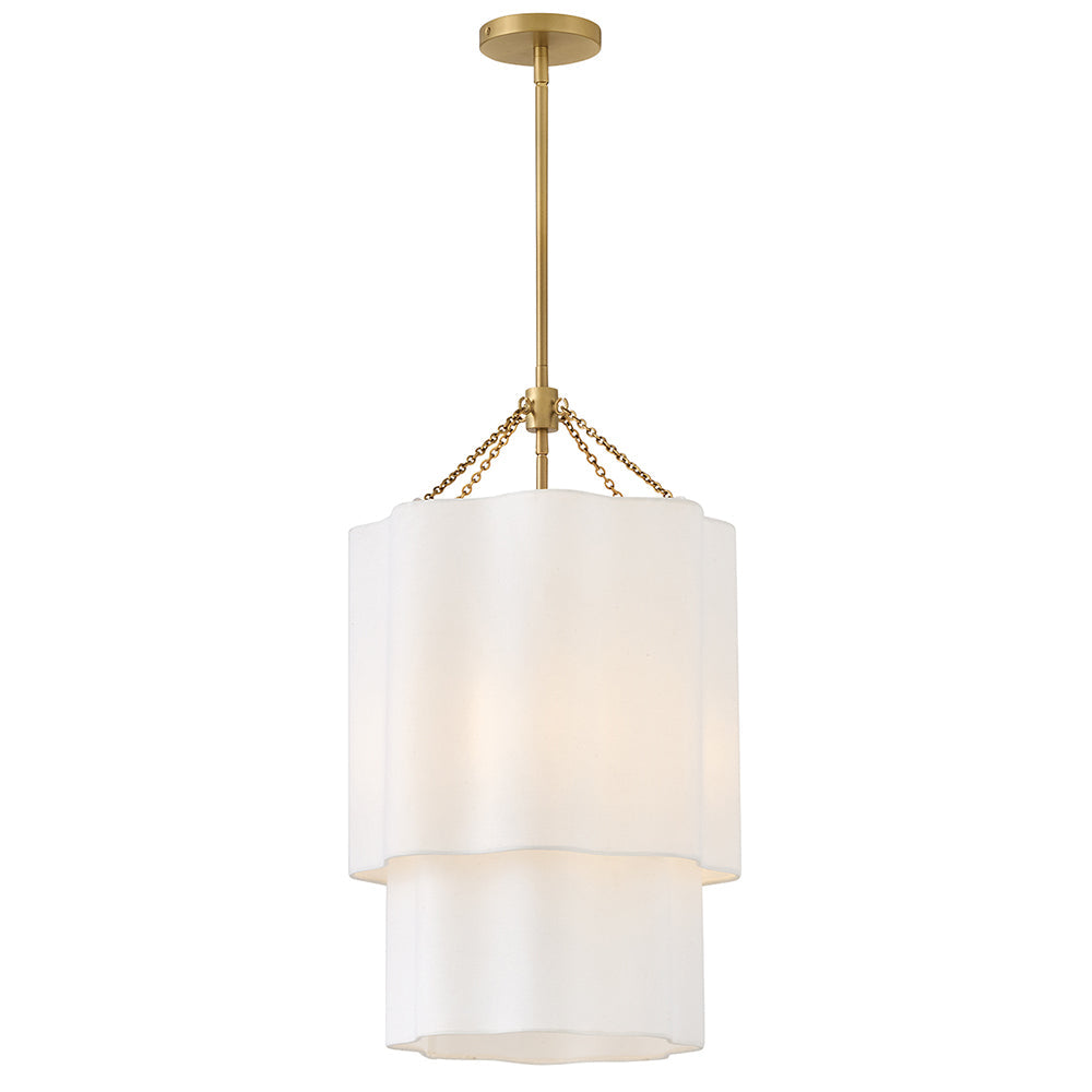 Gwen Large Pendant In Light Brass Finish