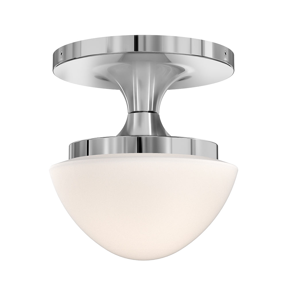 Knox Extra Small Semi-Flush Mount In Chrome Finish