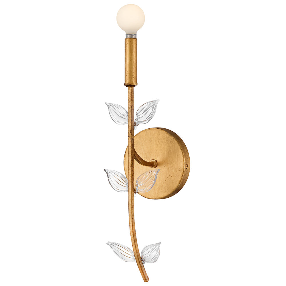 Aliso Medium Single Light Sconce In Gold Finish