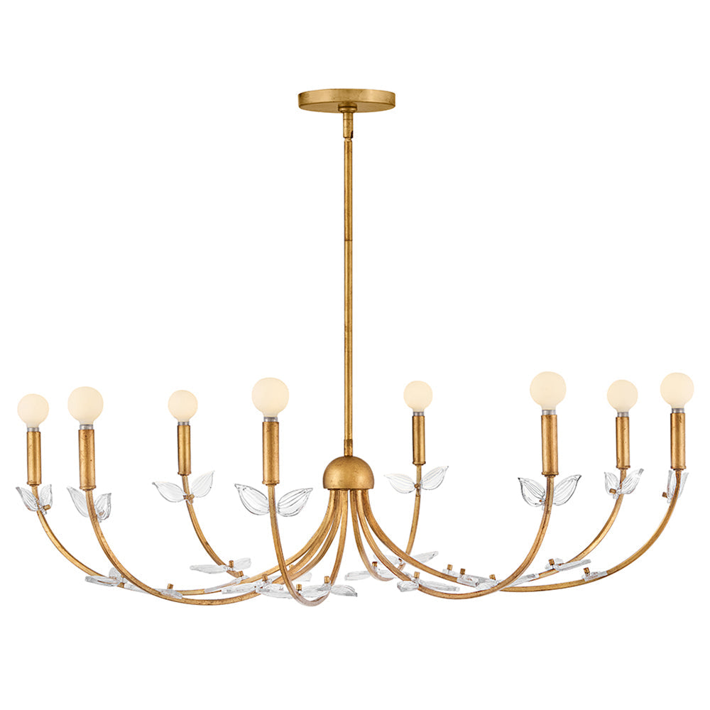 Aliso Large Chandelier In Gold Finish
