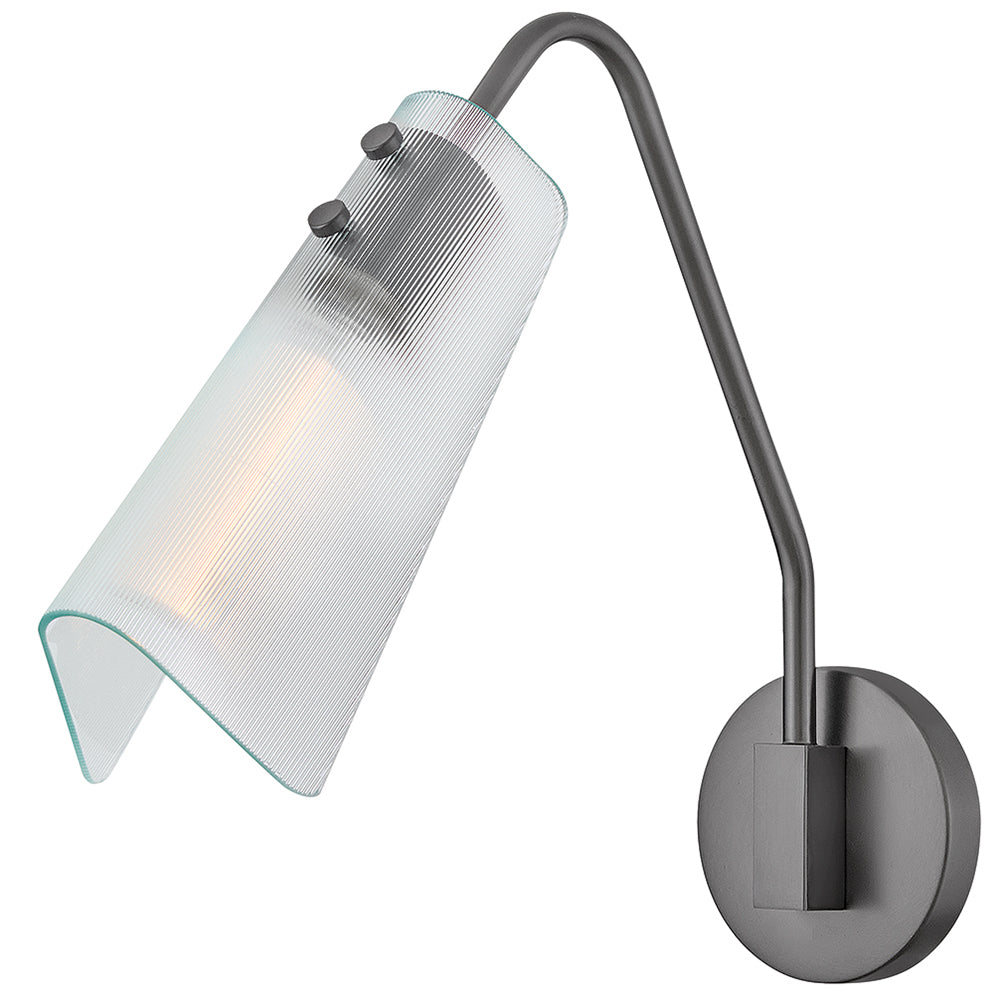 Altman Medium Single Light Sconce In Black Finish
